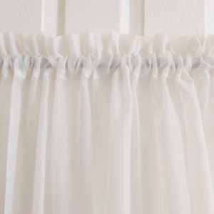 Elegant White Sheer Curtains